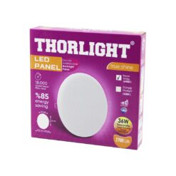 THORLIGHT S-236 36W 22CM BEYAZ LED PANEL SIVA ALTI AYARLI MANDALLI 6400K - 2700LM - 18000 SAAT - 2835 SMD