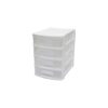 TONTON - NO:2 ÇEKMECE 4 KATLI 16.5X21.5X24CM BEYAZ VEYA SİYAH HERHANGİ BİR RENK GÖNDERİLİR