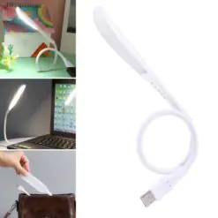 USB Girişli 14 Ledli 3 Kademeli Dokunmatik Masa/Kitap Okuma Lambası Ledi Beyaz