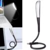USB Girişli 14 Ledli 3 Kademeli Dokunmatik Masa/Kitap Okuma Lambası Ledi Siyah