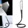 USB Girişli 14 Ledli 3 Kademeli Dokunmatik Masa/Kitap Okuma Lambası Ledi Siyah