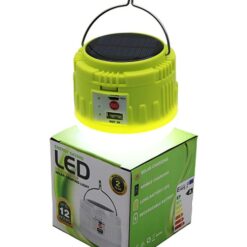 USB - SOLAR ŞARJLI ASKILI KAMP LAMBASI - POWERBANK