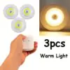 Uzaktan Kumandalı Yapışkanlı 3'lü Led Spot Lamba