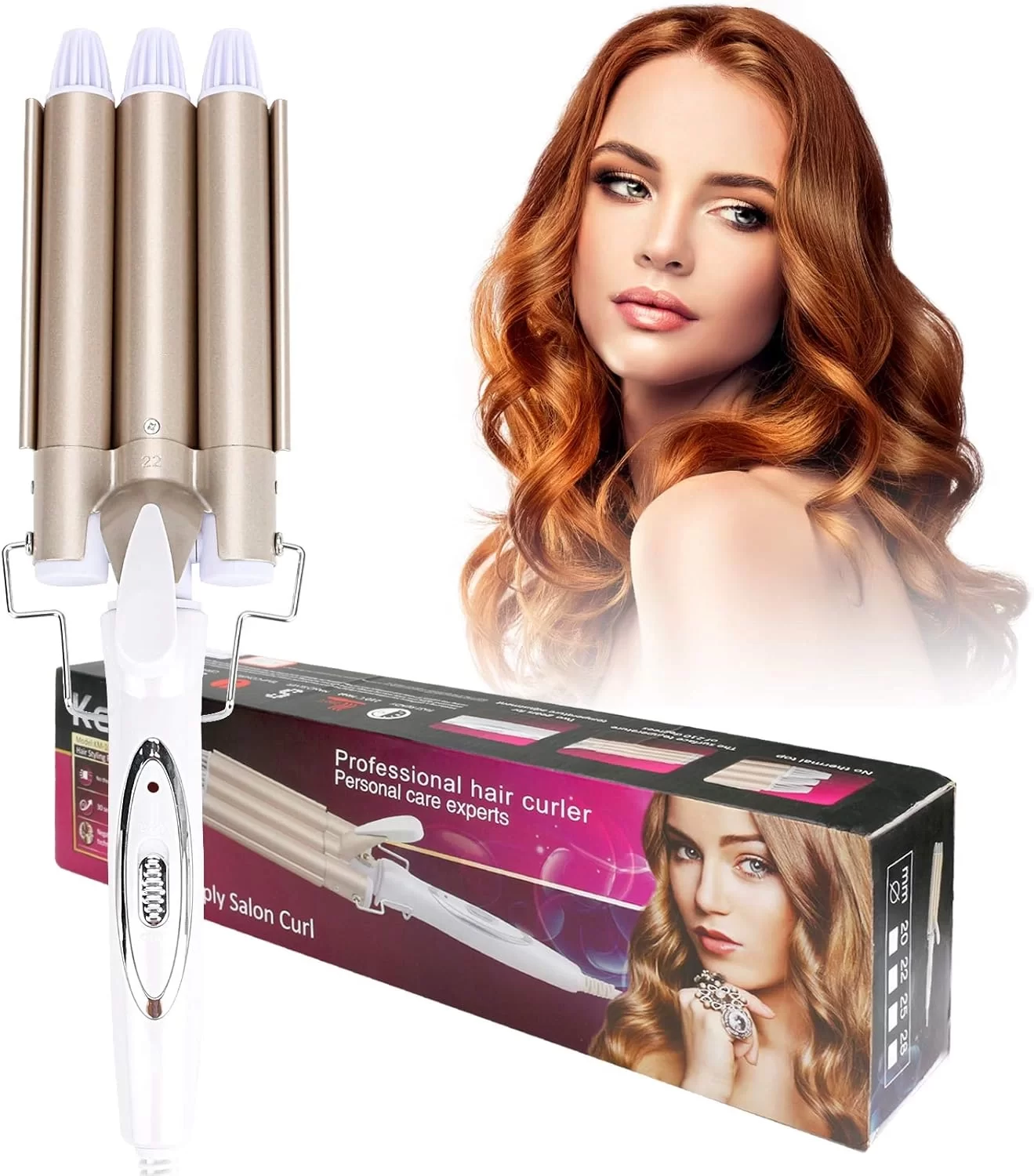 Wag Maşa Su Dalgası Maşası 28 mm Bukle