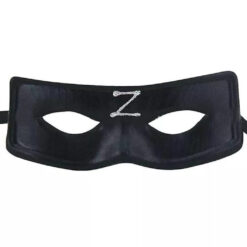 Zorro Maskesi Arkadan Lastikli Z Baskılı