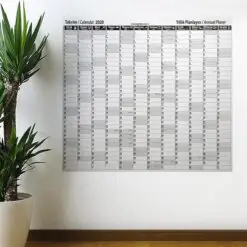 2020 Yıllık Planlayıcı Manyetik Duvar Stickerı Takvim 110x100 cm