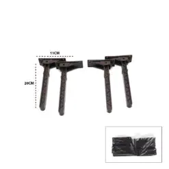 4 ADET KAHVERENGİ SOFRA AYAK KOMPLE PLASTİK 20CM AÇ KAPA