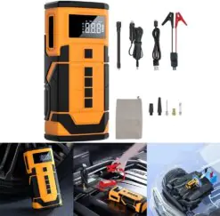 4in1 10.000mAh Akü Takviyeli, Powerbanklı Reflektörlü