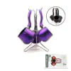 4PCS 230-280-380ML GRANİT - ÇELİK CEZVE RENKLİ METAL STANDLI