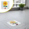Ayçiçeği Tasarımlı Gider Koku Önleyici – Silikon Lavabo Gider Matı