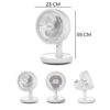 BEYAZ 12 INC EV - OFİS KOMPAKT - SESSİZ - İKİ KADEME MASAÜSTÜ VANTİLATÖR SF-7703