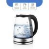 CAM - LEDLİ KETTLE 1.8LT  GİZLİ REZİSTANS - KABLOSUZ 360 DERECE GÖVDE 1500W SK-8033