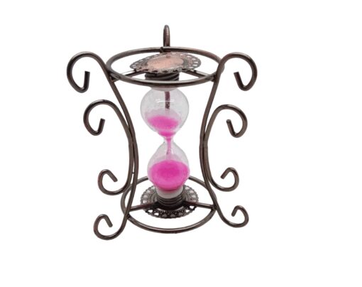 METAL STANDLI CAM KUM SAATİ