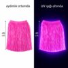 Neon Pembe Hawaii Parti Eteği 40 cm