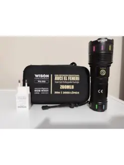 Ws-550 30w 3000 Lümen Zoomlu Profosyonel El Feneri