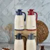 CKR-2075 1.3LT RENKLİ CAM HAZNELİ RETRO PLASTİK TERMOS