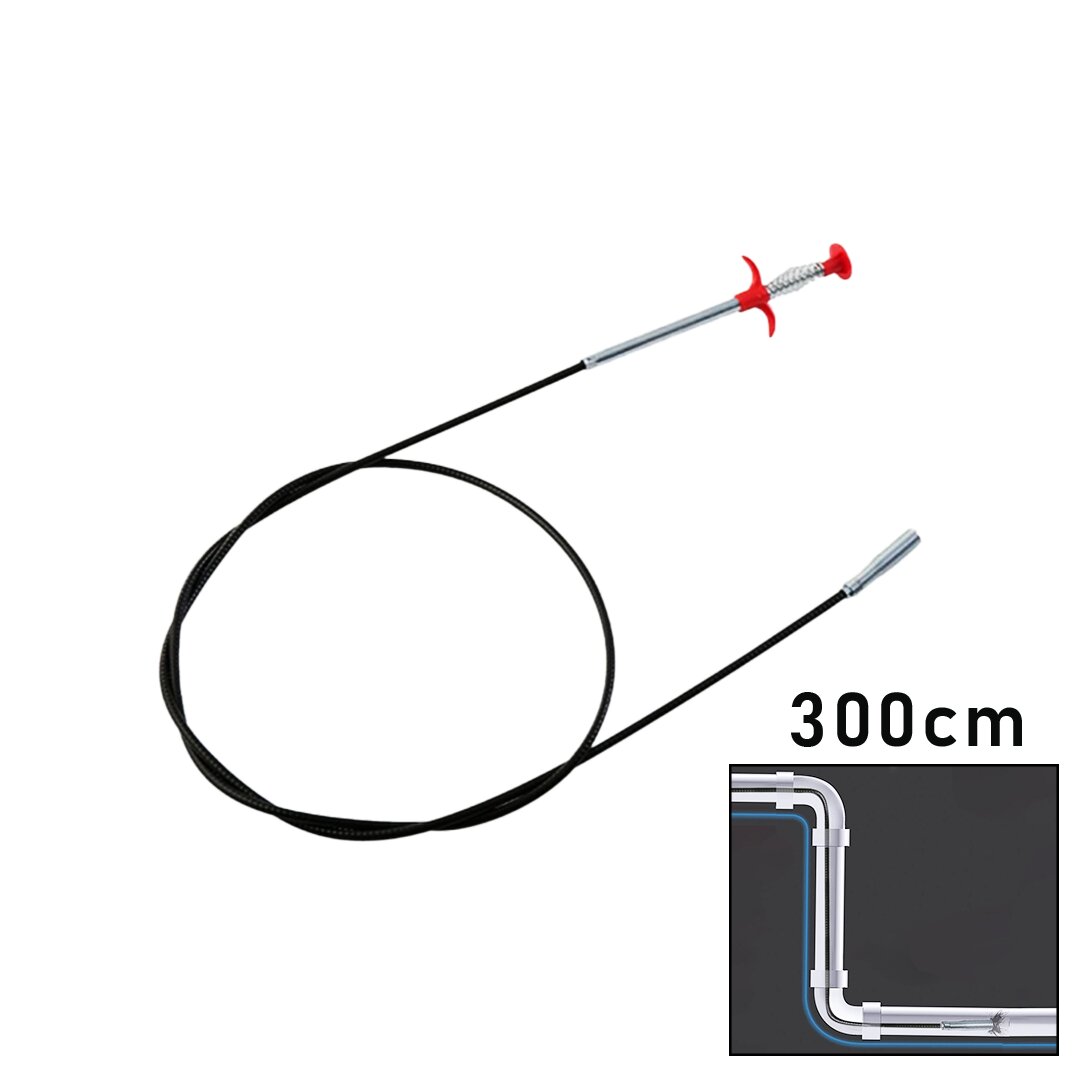 300CM YAYLI - KISKAÇ LAVABO - GİDER VB.TEMİZLEME - ÇOK AMAÇLI ÇUBUK