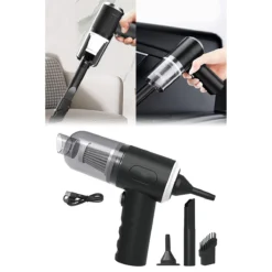 3İN1 ÇEKME - ÜFLEME OTO-ARAÇ - EV EL TİPİ SÜPÜRGE USB ŞARJLI MİNİ - TAŞINABİLİRİ HS-22
