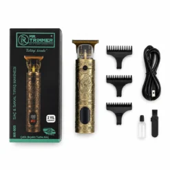SAÇ - SAKAL KESME TRAŞ MAKİNESİ 3 FARKLI KESİM USB ŞARJLI 5W - 1200mAh - 800RPM ÇİFT KADEMELİ TURBO GÜÇ MR-808
