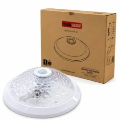 SENSÖRLÜ BEYAZ GLOP ARMATÜR KAFESİ E27 PLASTİK IP20 220W