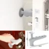 Silikon Duvar Koruyucu Kapı Stoperi GRİ