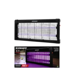 SİNEK ÖLDÜRÜCÜ CIZ CİHAZI MAKİNE 2PCS LED FLORESAN 100M2 ETKİLİ 1800V 54X23.5CM SWIK-9617